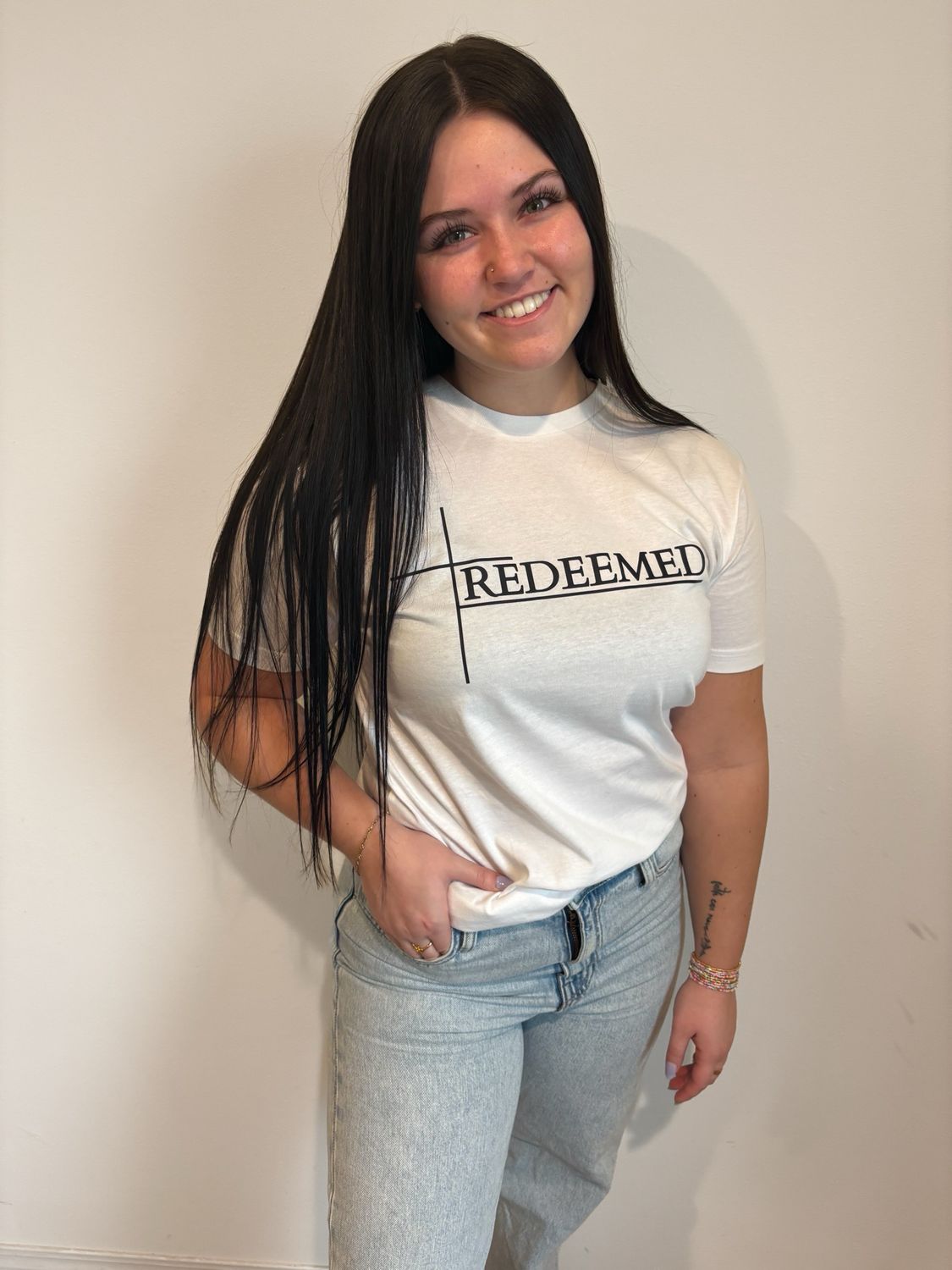 Brand Tee - White/Black