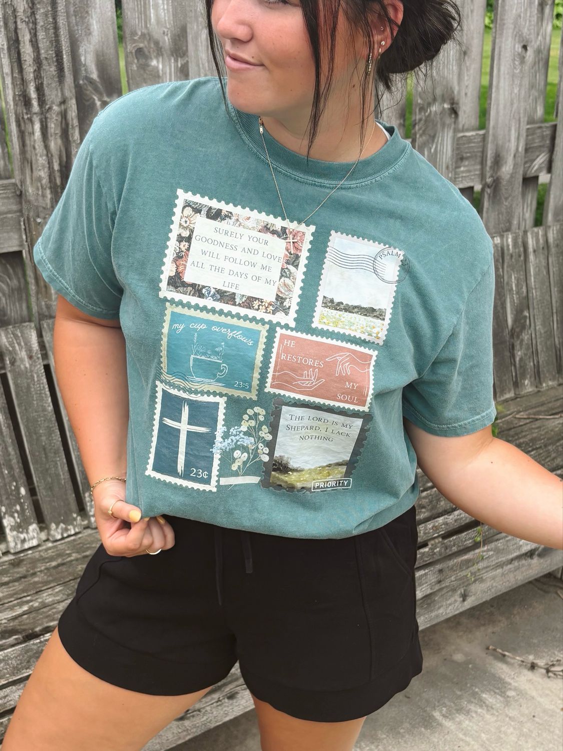 Psalm 23 Stamps Tee