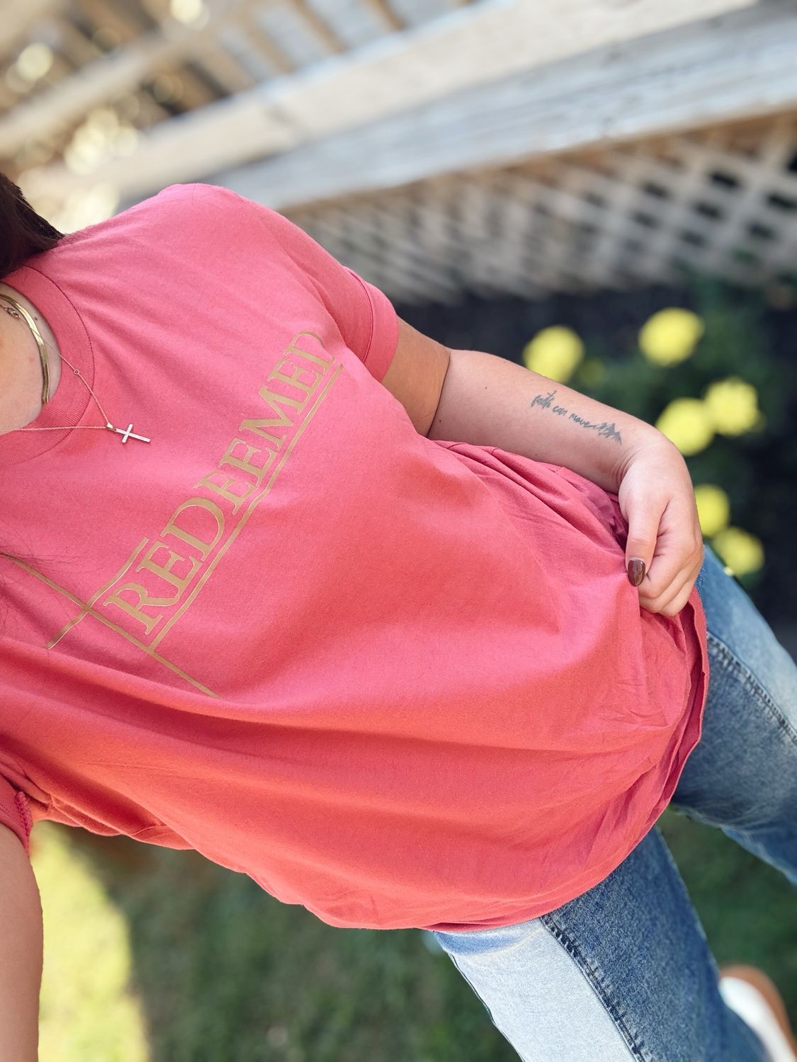 Brand Tee - Vintage Red/Brown