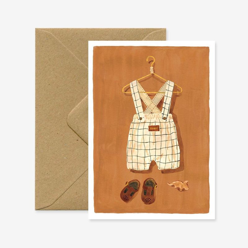 Kaart Overall Cream - Baby