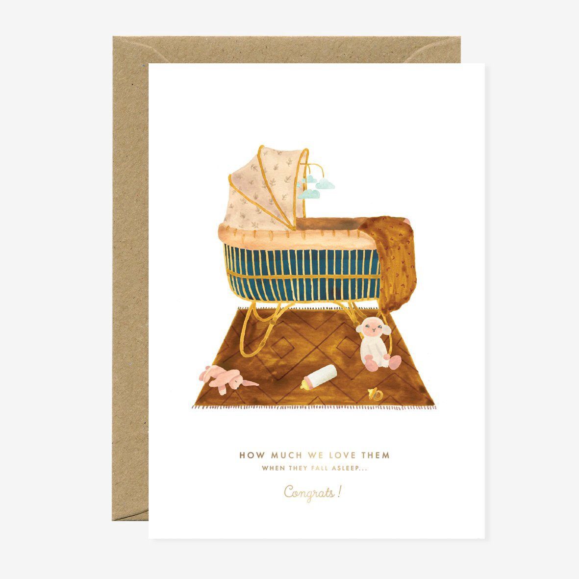 Kaart Baby Sleep - Congrats