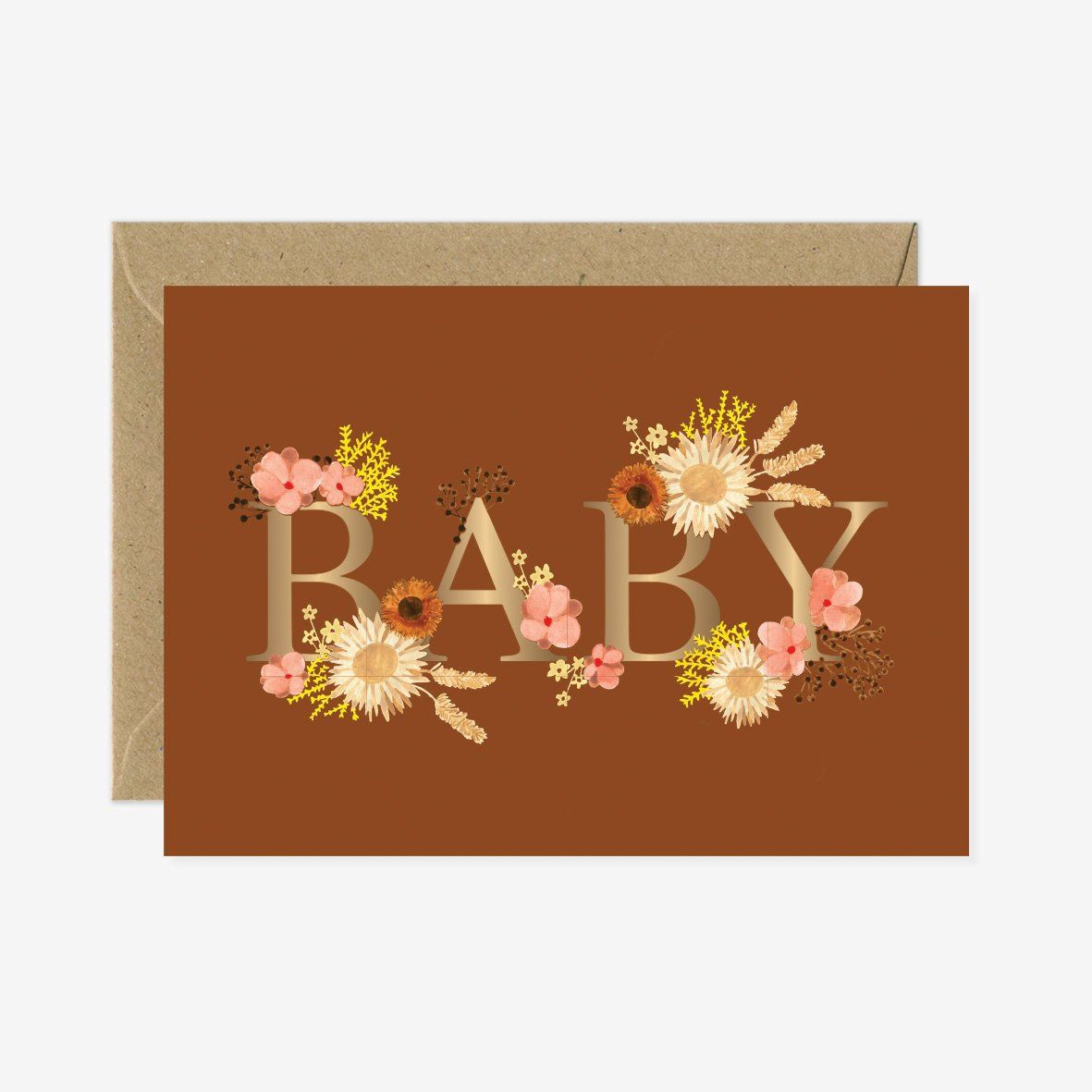 Kaart Baby Bouquet