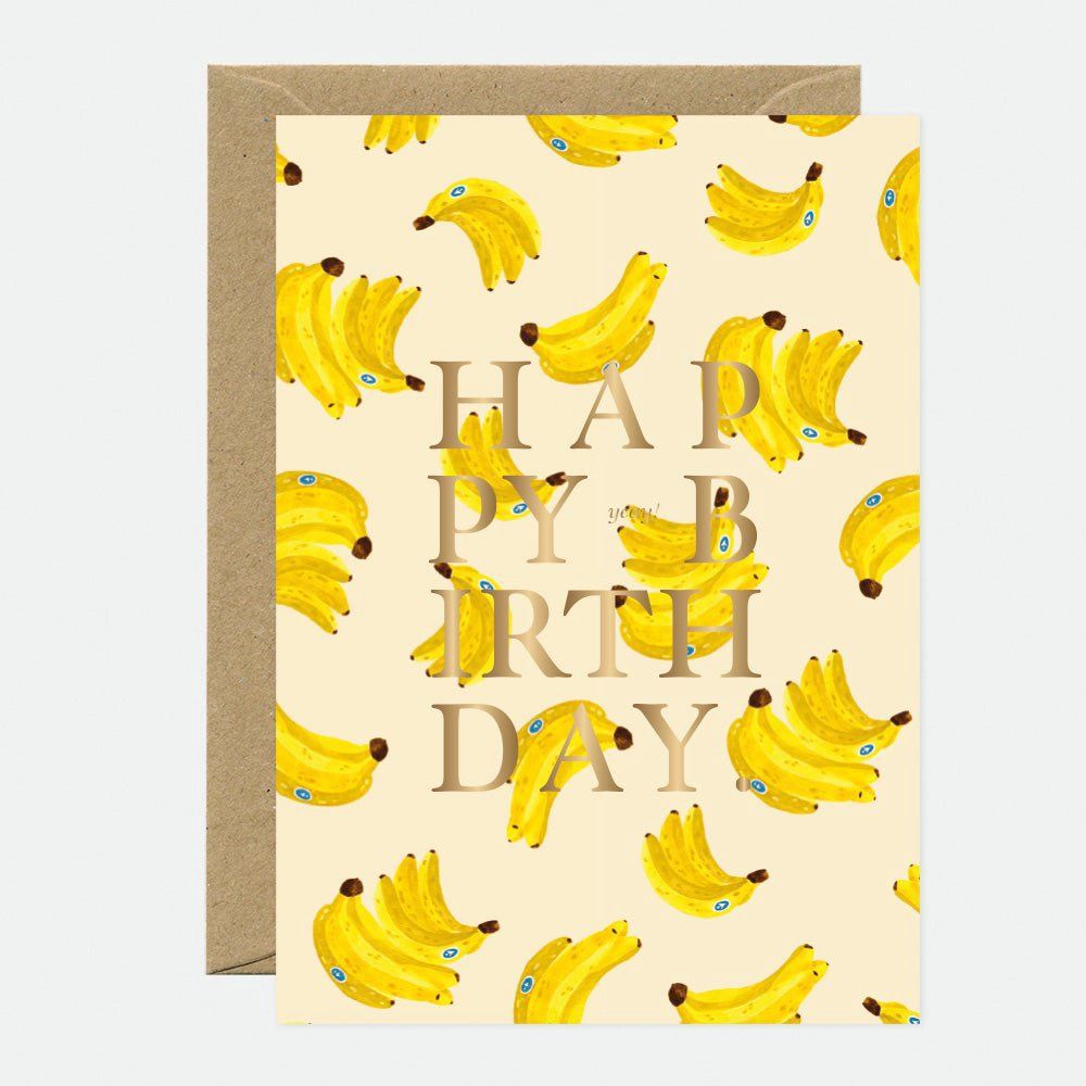 Kaart Bananas - Birthday