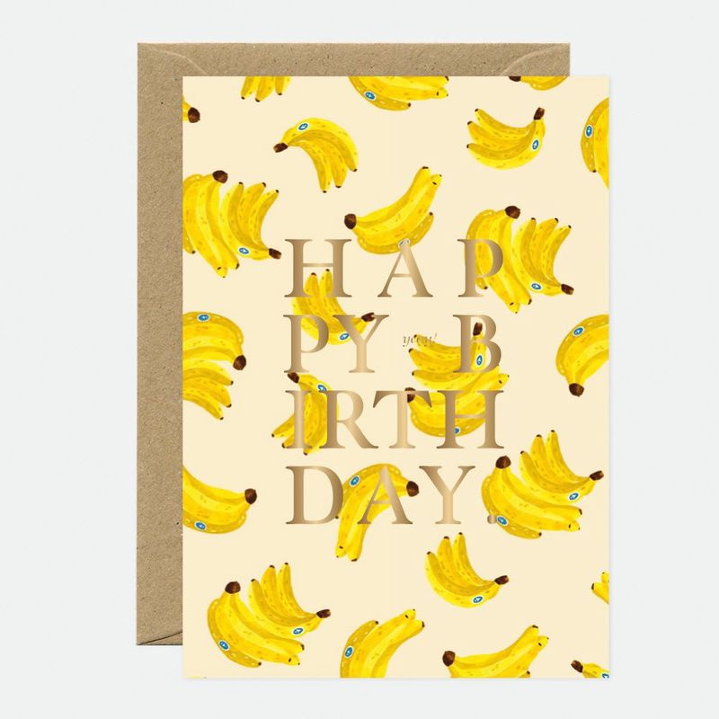 Kaart Bananas - Birthday