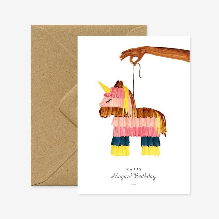 Kaart Pinata - Birthday