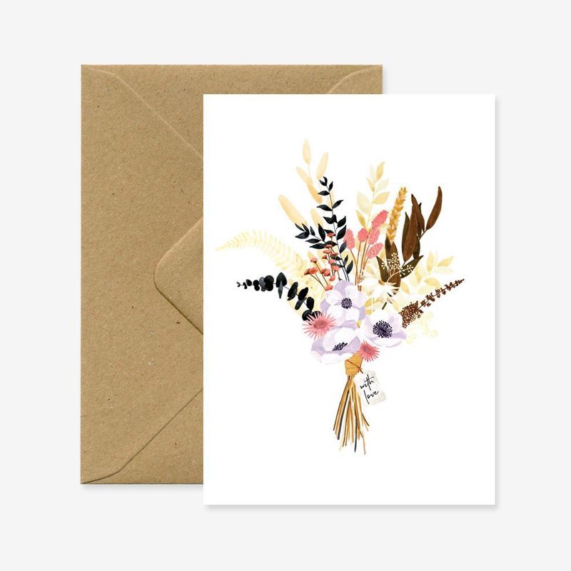 Kaart Modern Bouquet