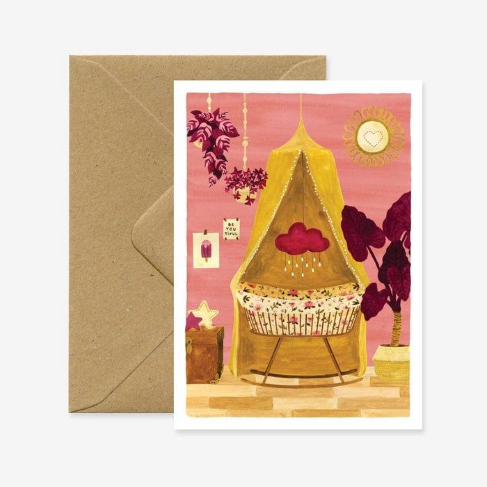Kaart Girl bedroom - Baby