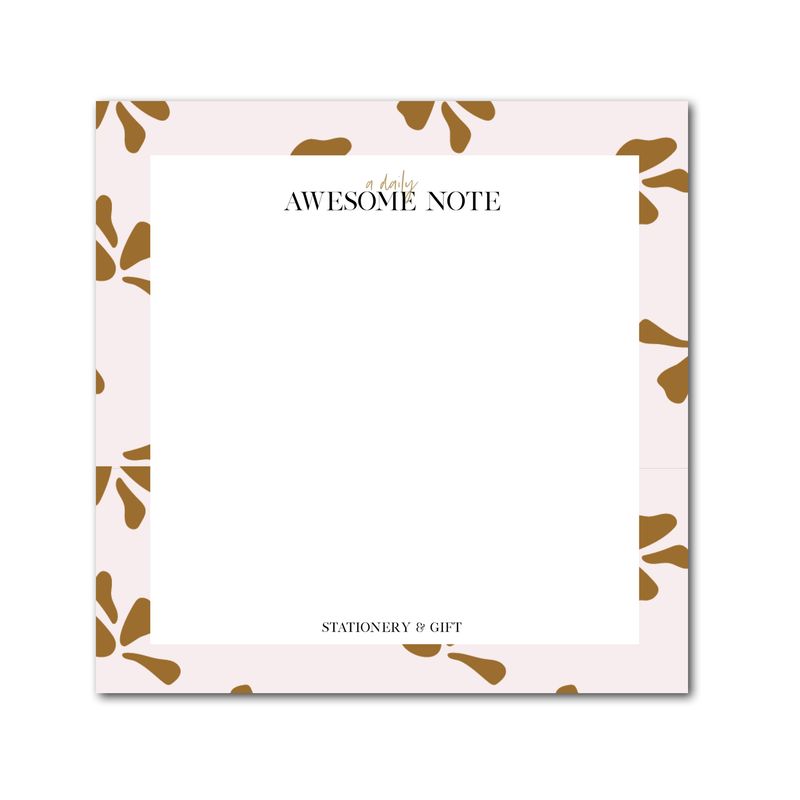 Notitieblok - Bold Flower Notes