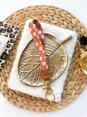 Keycord - Smile - bruin / beige