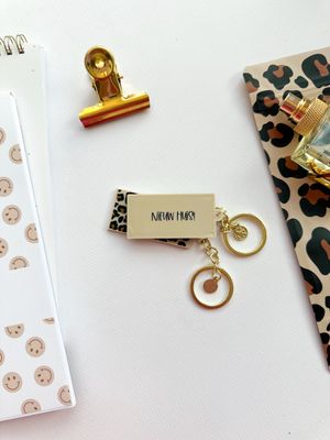 Sleutelhanger - Leopard - Nieuw huis