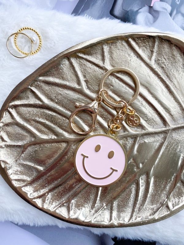 Sleutelhanger - Smile roze