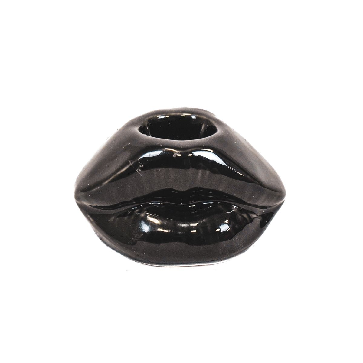 Kandelaar Lip - zwart