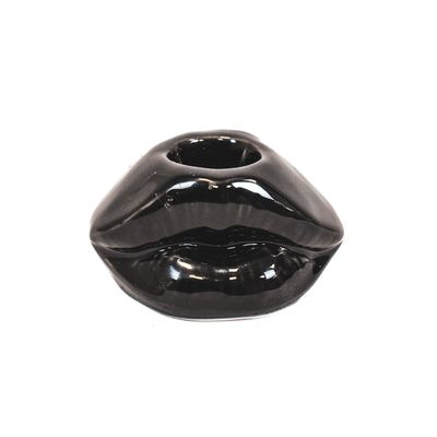 Kandelaar Lip - zwart