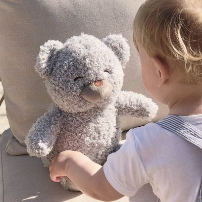 Knuffel Teddy grijs