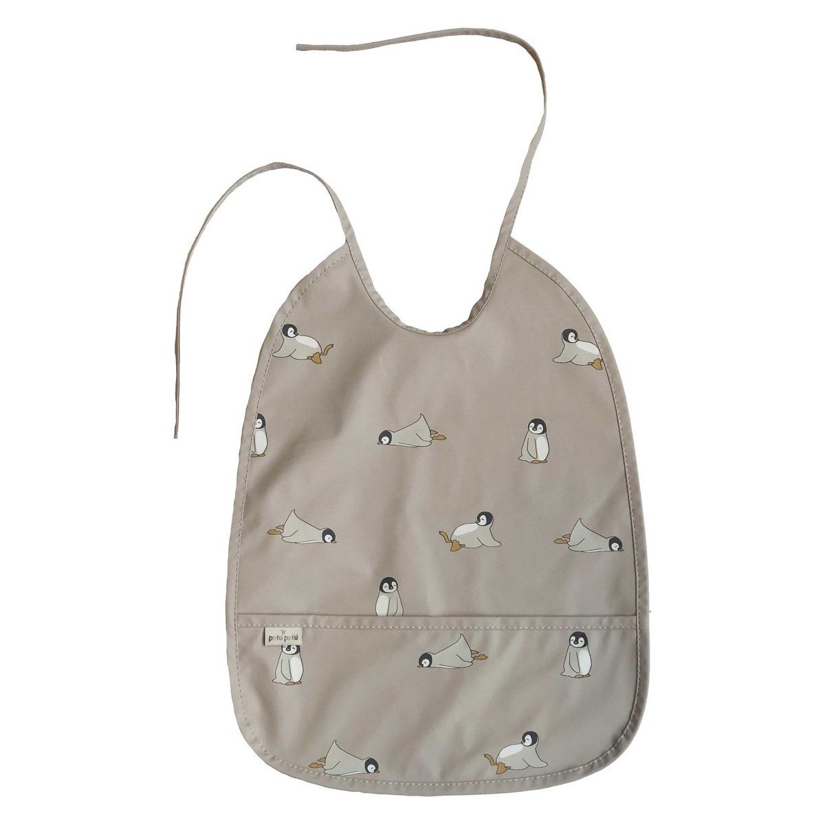 Slabbetje met knoeizakje Pinguin