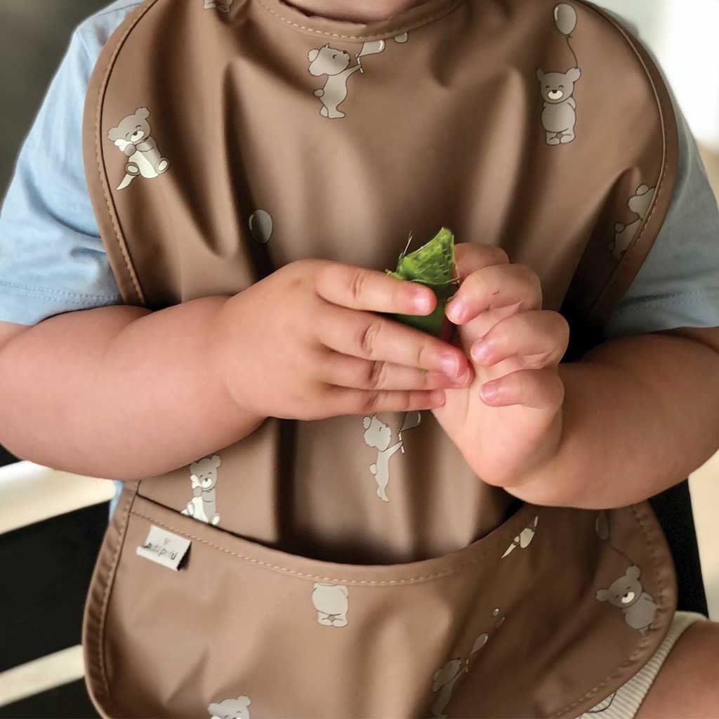 Slabbetje met knoeizakje Teddy