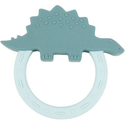Bijtring Dino - turquoise