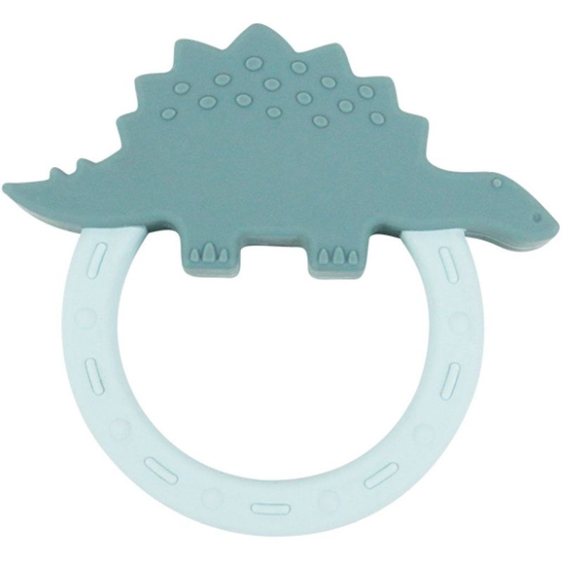 Bijtring Dino - turquoise