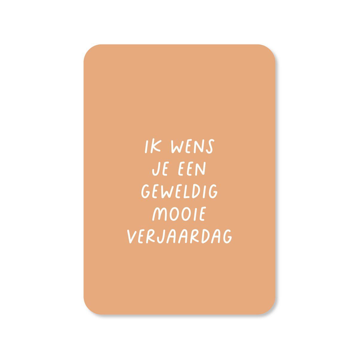Kaart Ik wens je een geweldige verjaardag