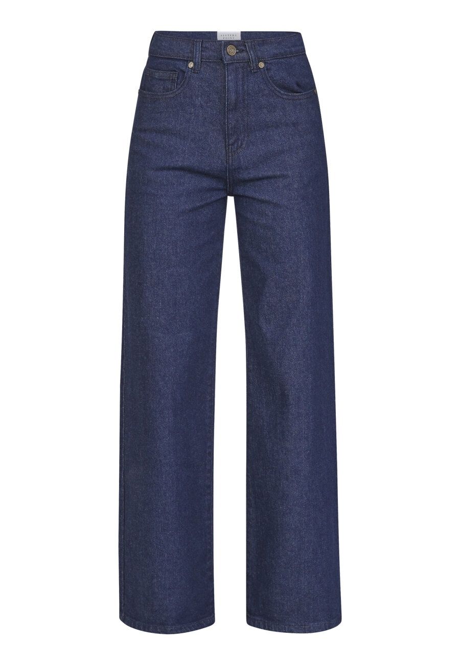 Jeans Owi high waist - unwashed blue