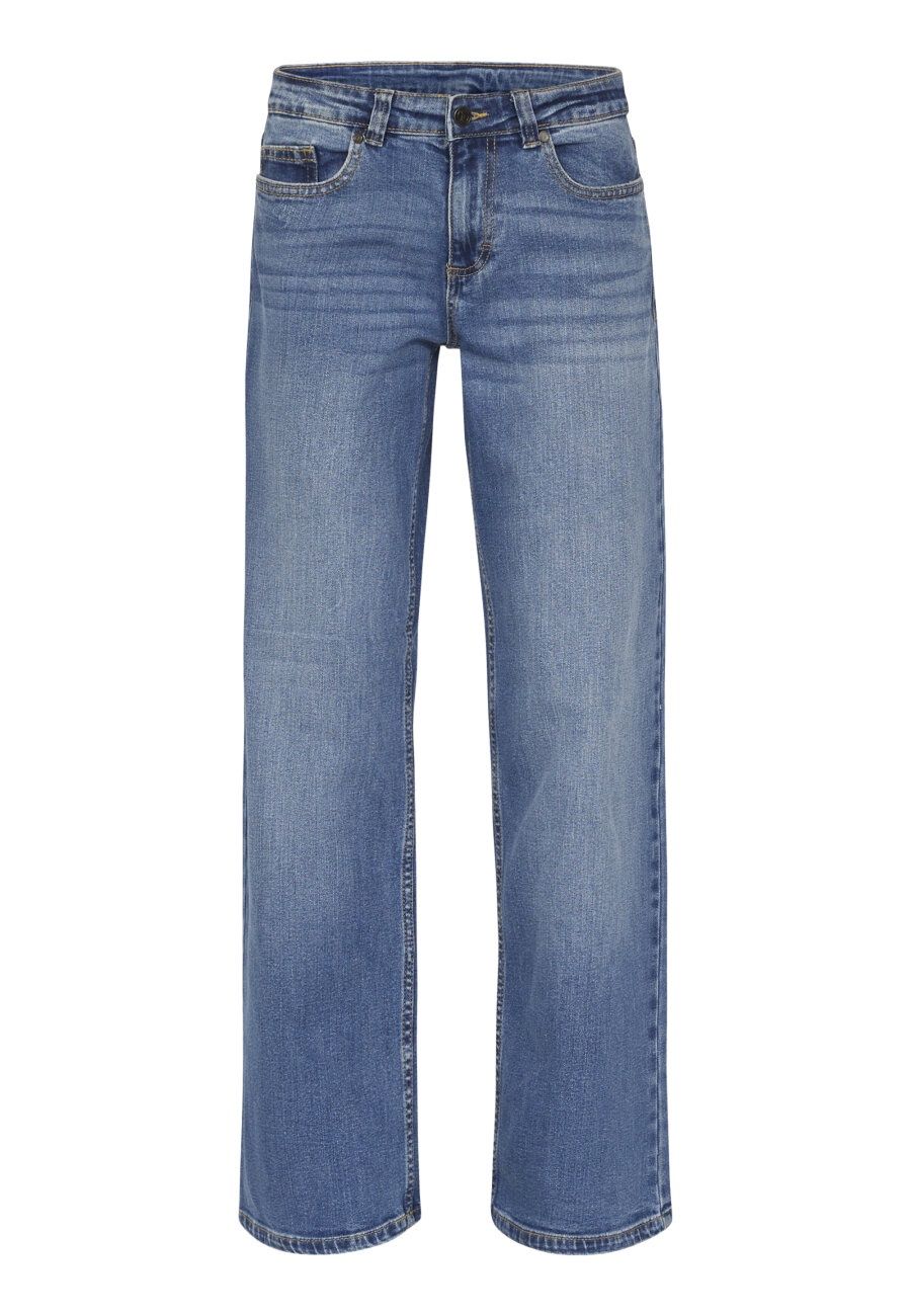 Jeans Onea mid waist - mid blue wash