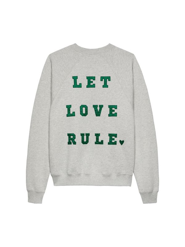 Graphic sweater - grijs