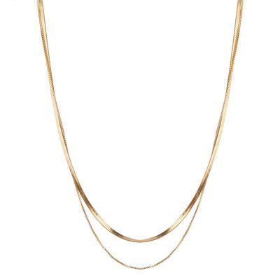 Layered Snake Chain Necklace
