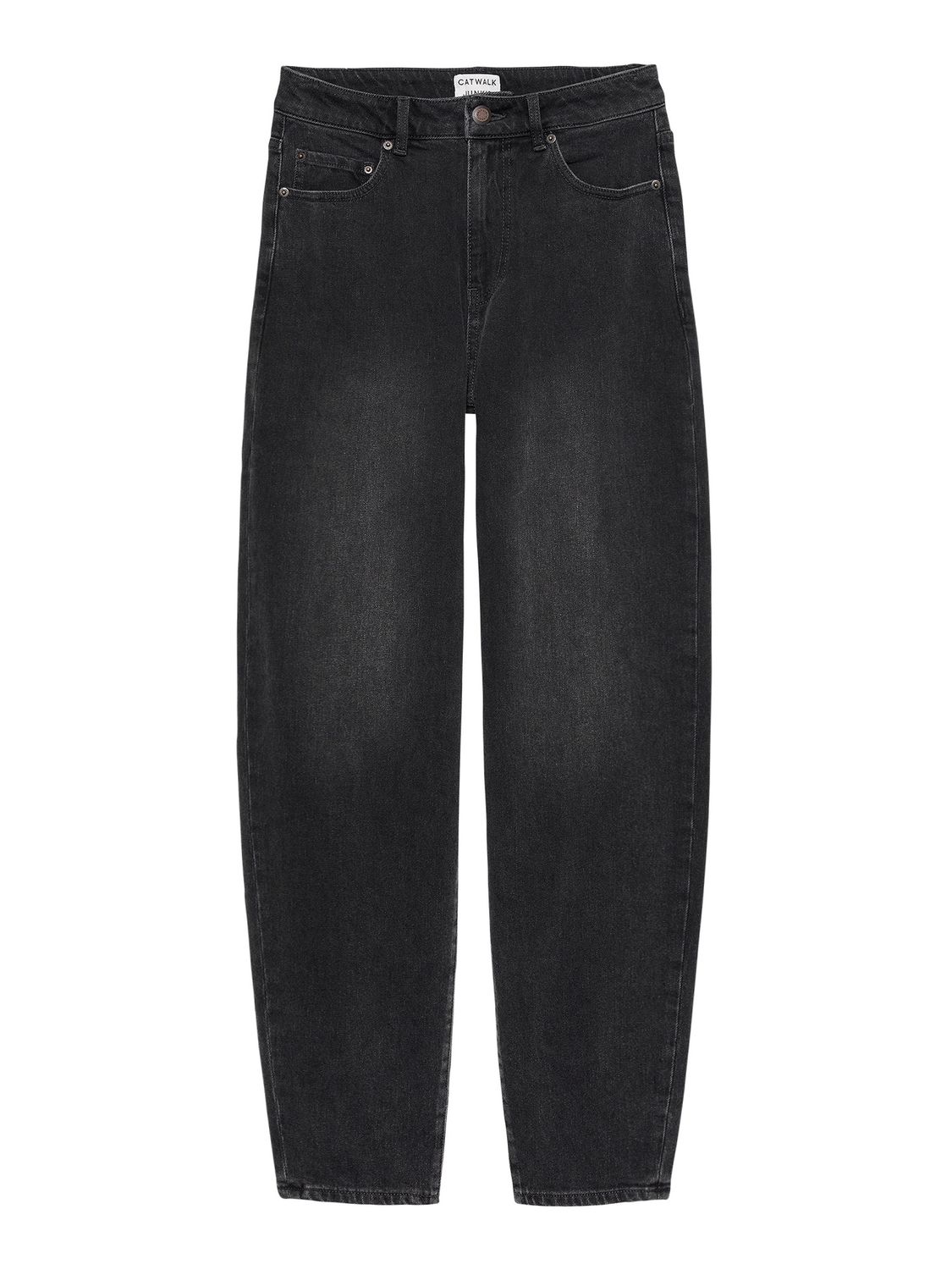 Barrel fit jeans - washed black