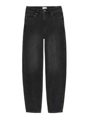 Barrel fit jeans - washed black