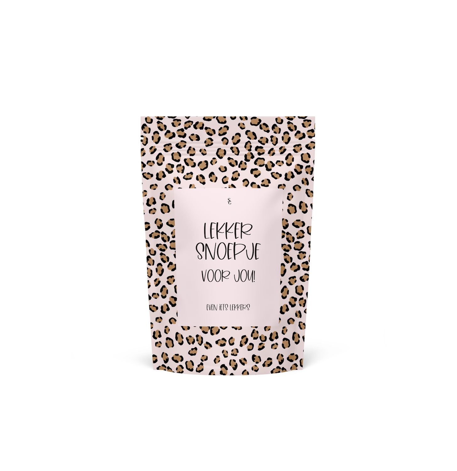 Mini Snoepzak Pink Leopard