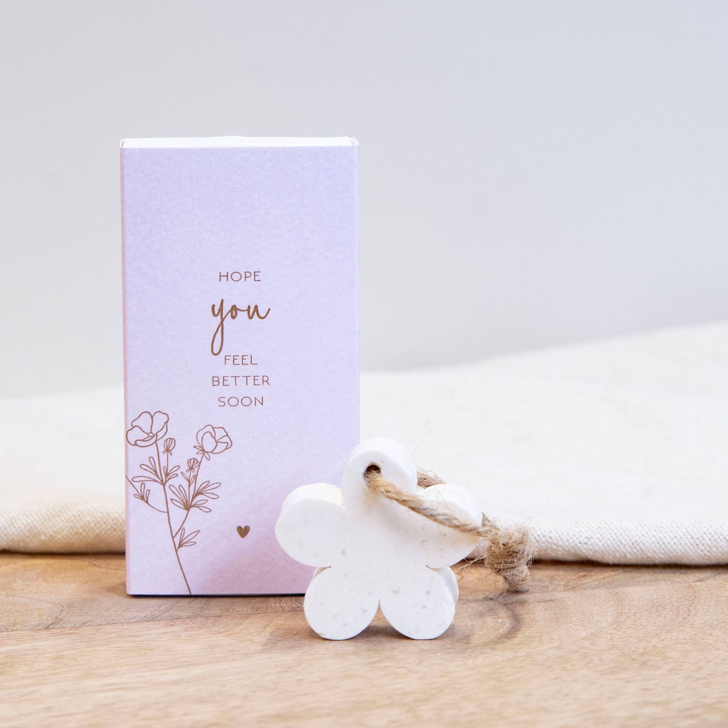 Little giftbox soap - Hope you feel better soon