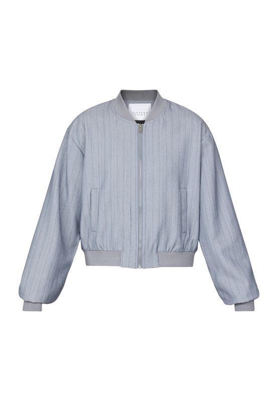 Jacket Gira - lichtgrijs/navy
