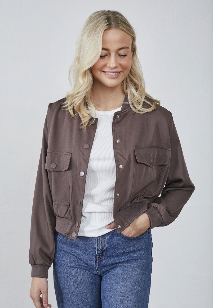 Jacket Garwin - latte bruin
