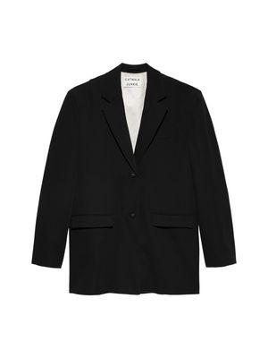 Blazer met rugdetail - black