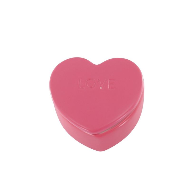 Decopot &#39;LOVE&#39; - donkerroze