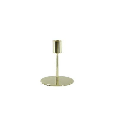 Kandelaar basic metaal - goud