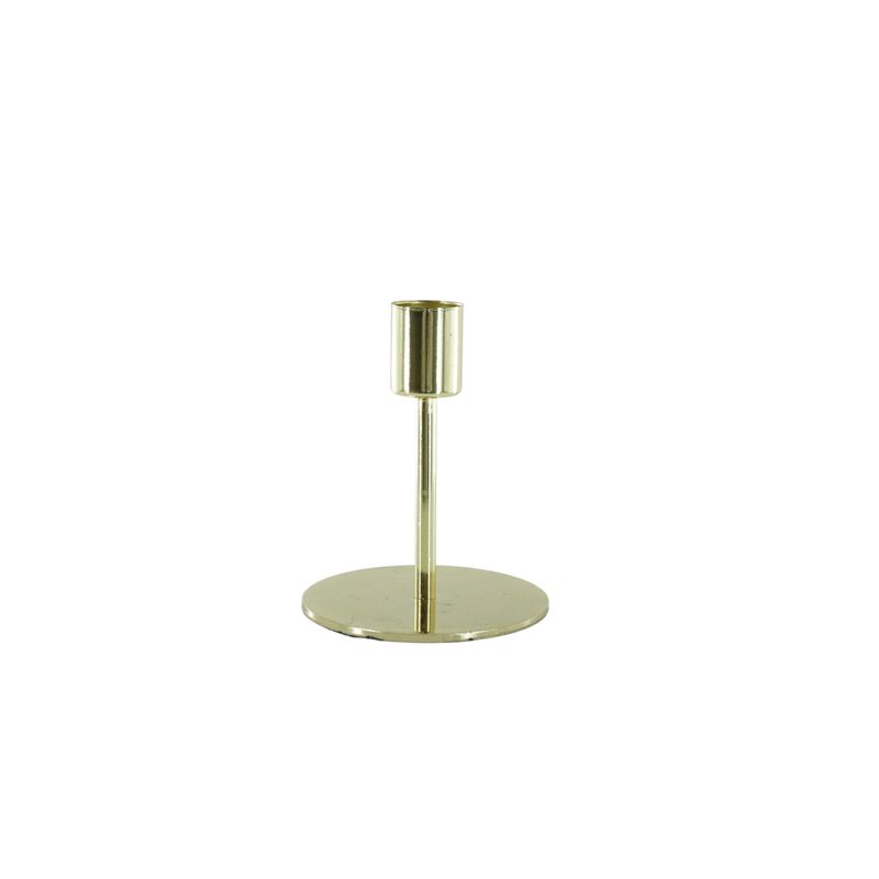 Kandelaar basic metaal - goud