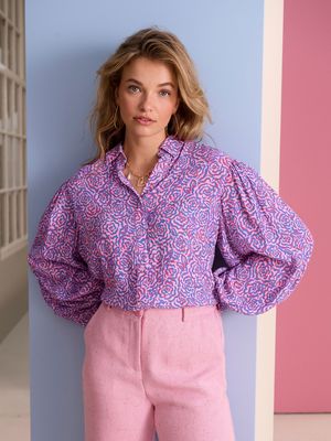 Blouse Alyssa - blue rose