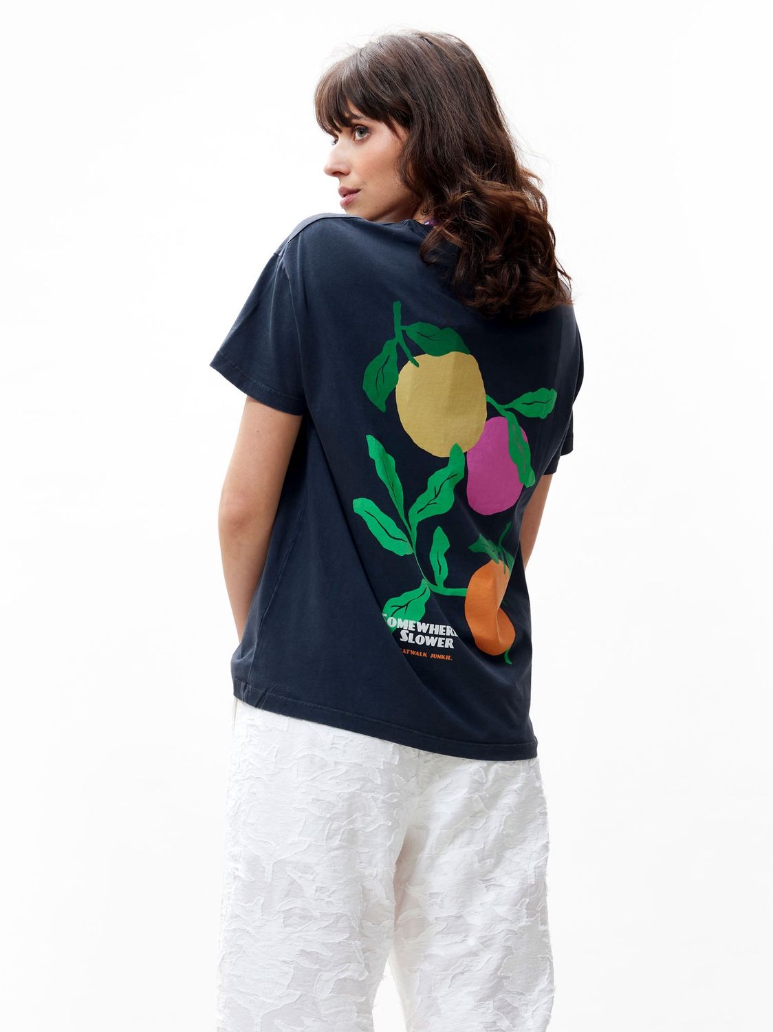 Graphic t-shirt - dark grey (216)