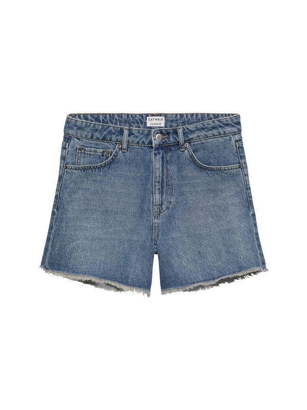 Loose fit denim short - blue