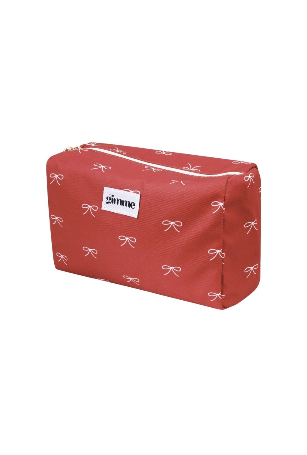 Toilettas strikjes - rood