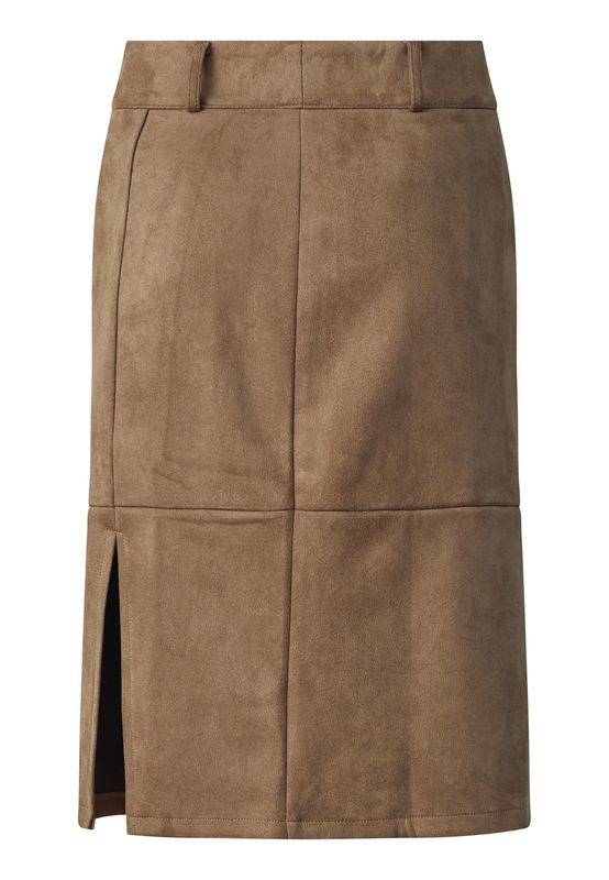 Suède rok Velra - camel