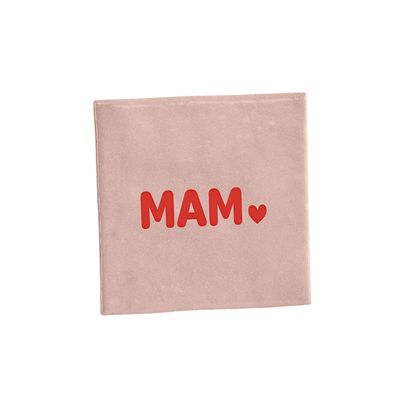 Tegeltje - Mam - roze