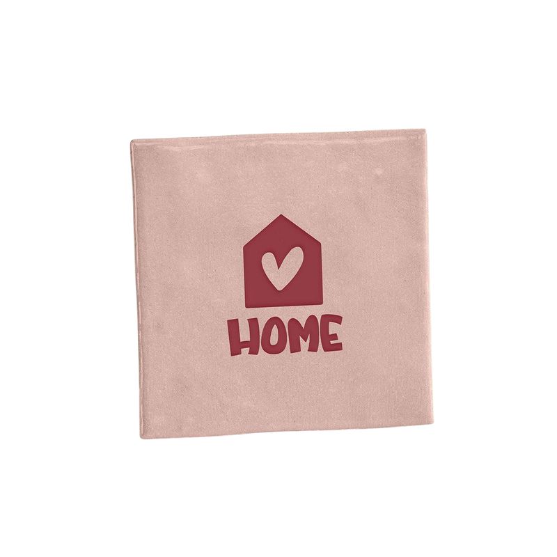 Tegeltje - Home - hart - roze