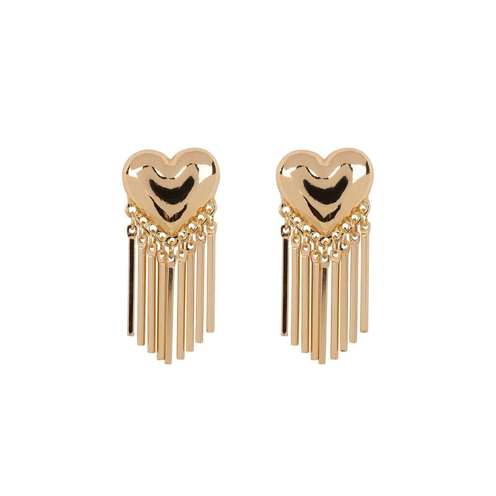 Tassle Heart Earrings