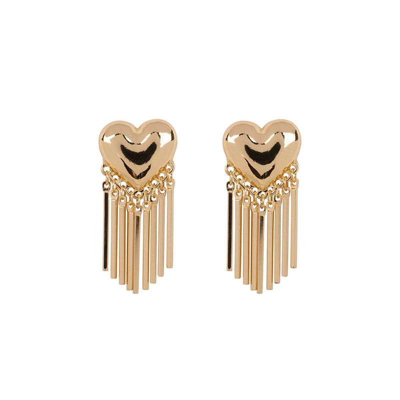 Tassle Heart Earrings