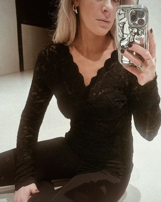 Lace top Day - black