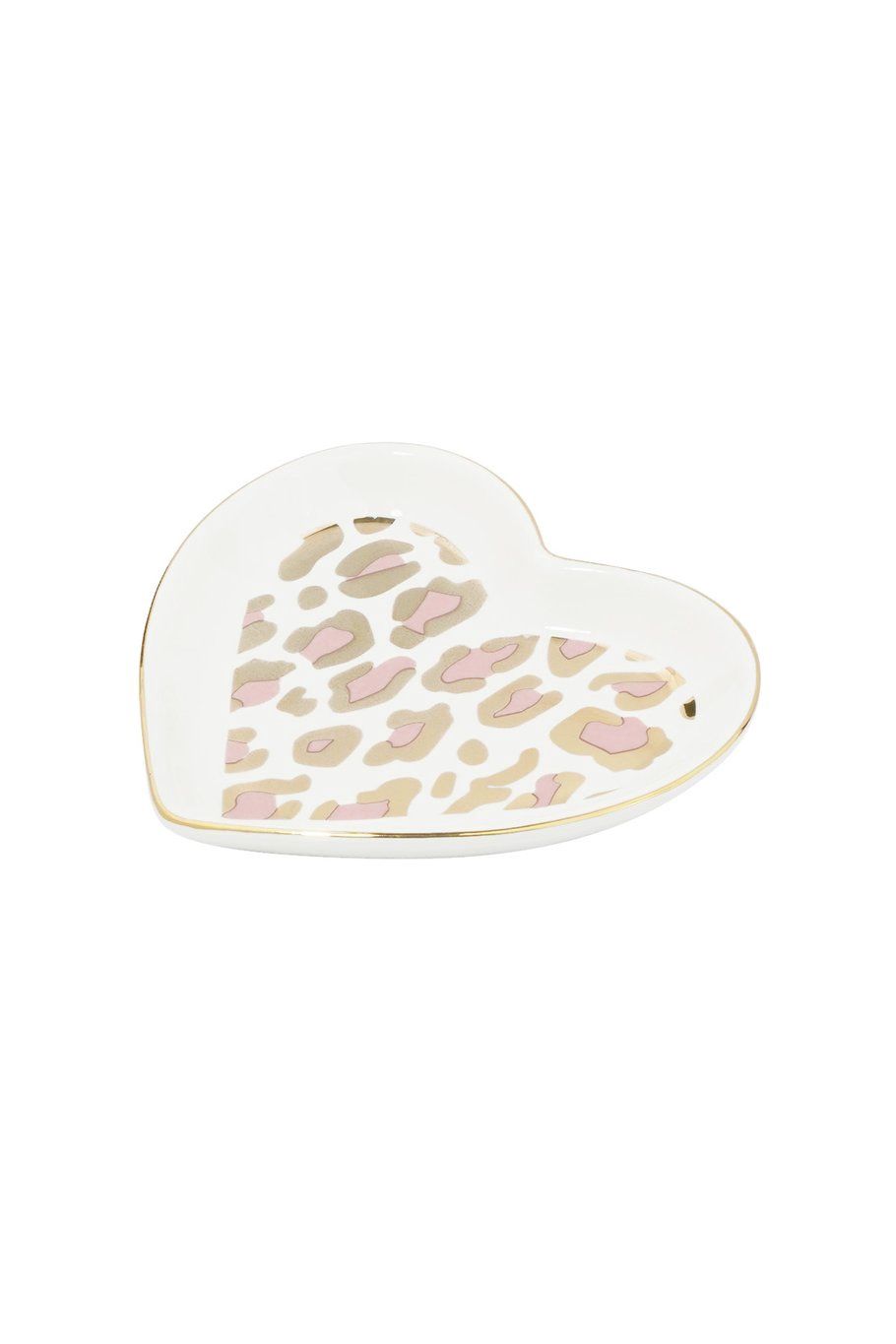 Keramieken schaaltje hart - leopard