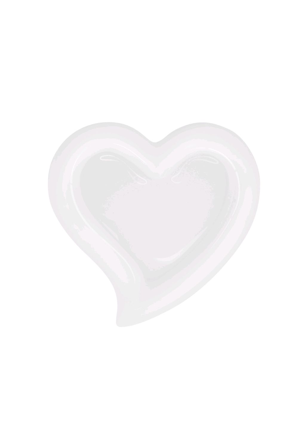Keramieken hart - wit
