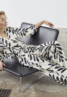 Blouse Viaba - crème / zwart